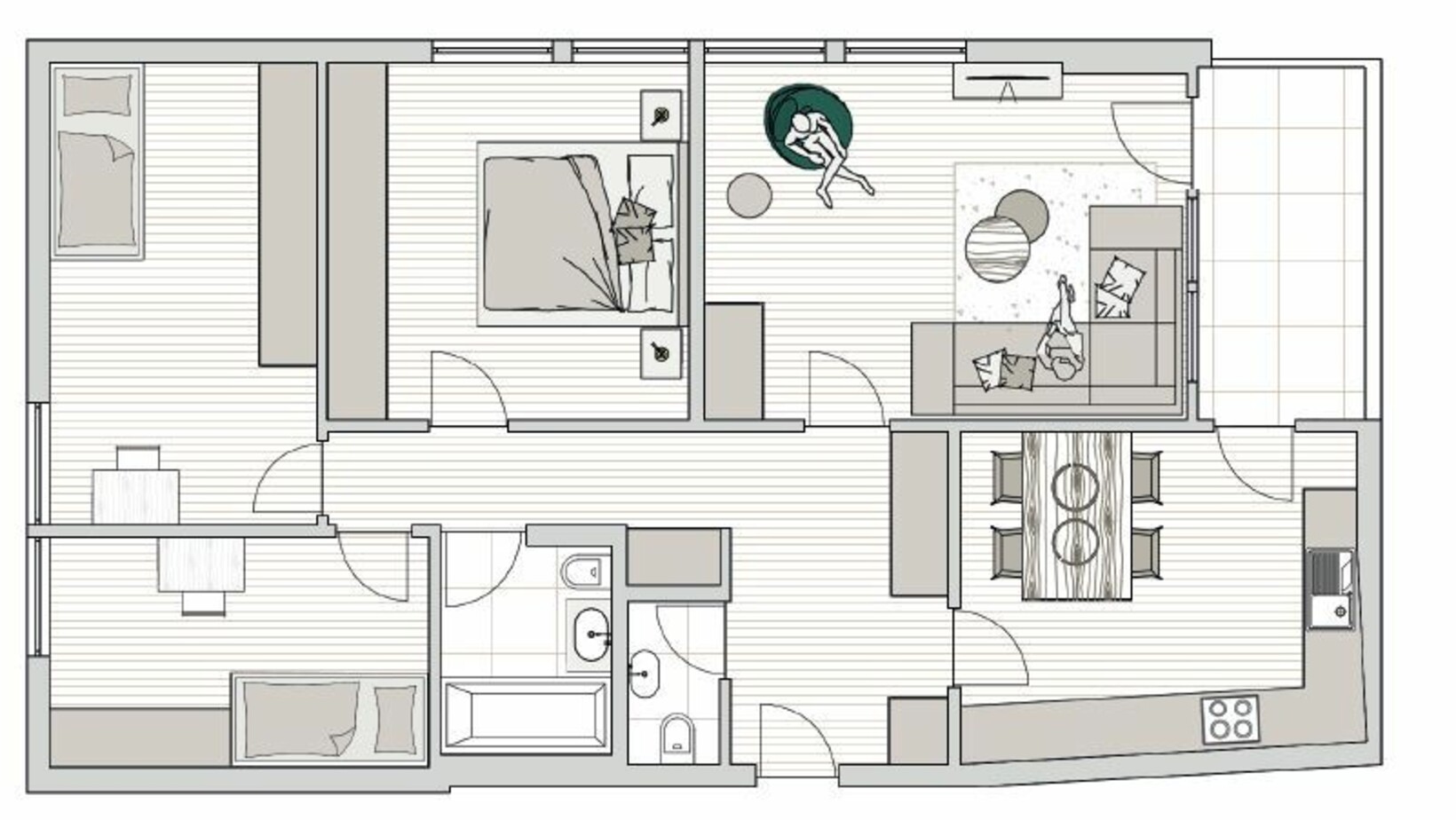 PREISREDUZIERUNG * ZENTRALE 4-Zimmer Wohnung * - Jenewein Immobilienmanagement