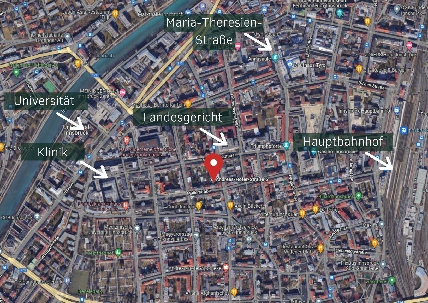 WILTEN Zentrale und repräsentative Büro-/Praxisräume oder Kanzlei - Jenewein Immobilienmanagement
