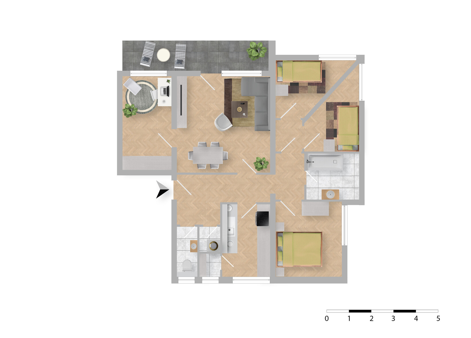 PREISREDUKTION *** 5-Zimmer Wohnung mit Potential zur Umgestaltung - Jenewein Immobilienmanagement